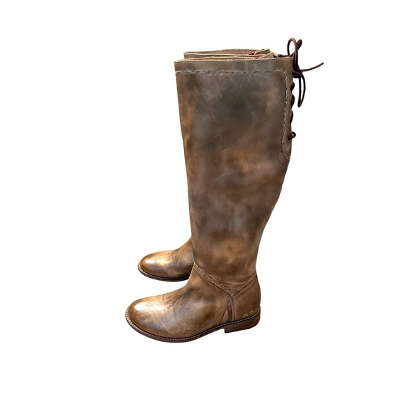 Bed Stu NWT Leather Cobbler Series Manchester Brown/Taupe Boots Women’s Size 8 - Picture 4 of 16